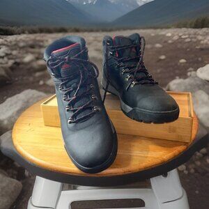 High Sierra Chesler Hiking Black Ankle Boots Men's Size 12 Red and black lace up